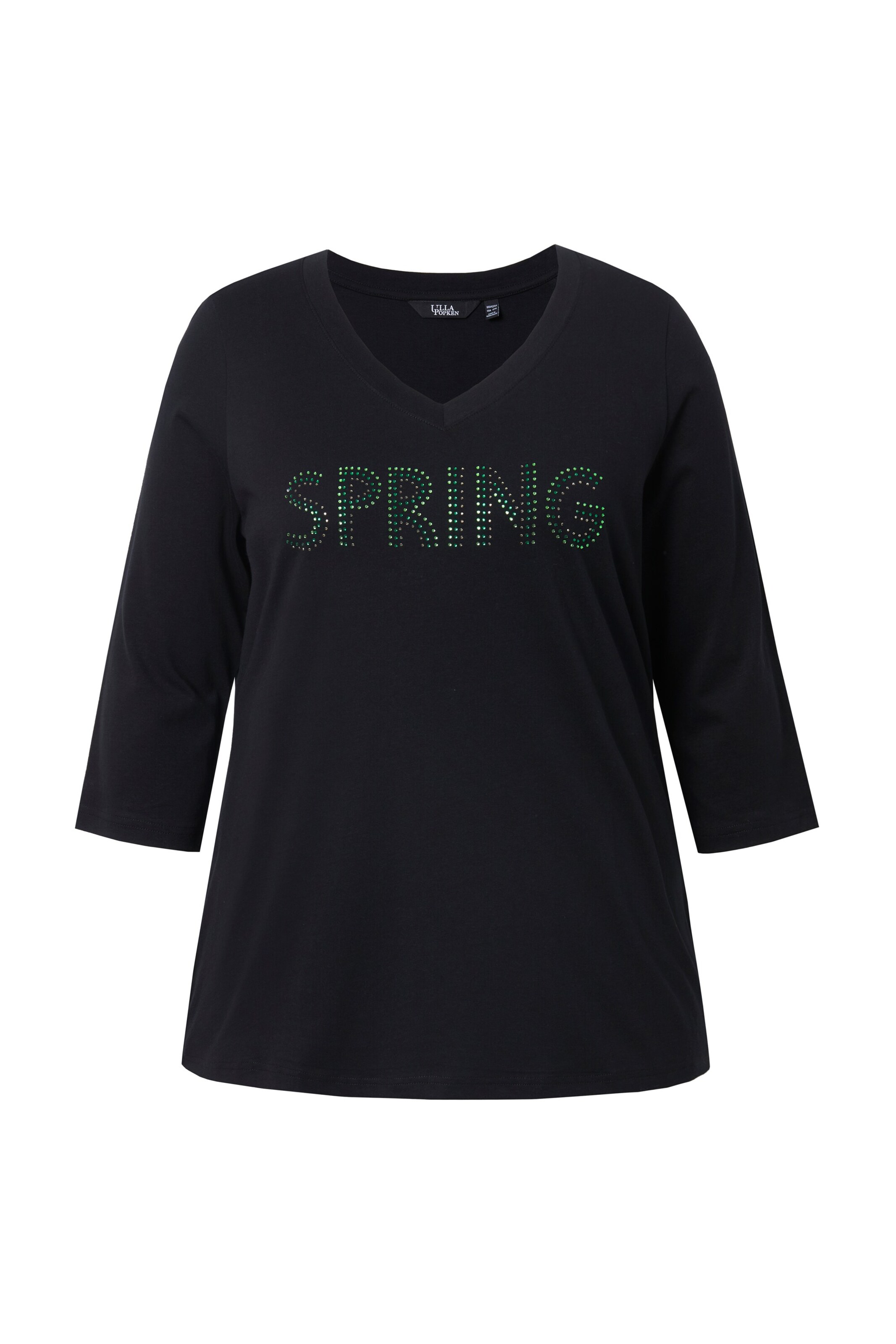 Ulla Popken Koszulka w kolorze czarny: przód