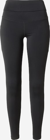 NIKE Skinny Sportsbukser 'ONE' i sort: forside