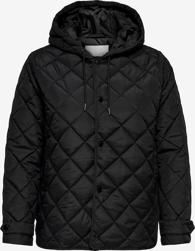 ONLY Carmakoma Steppjacke 'CARJuliet' in schwarz, Produktansicht