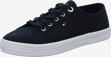 Baskets basses TOMMY HILFIGER en bleu : devant