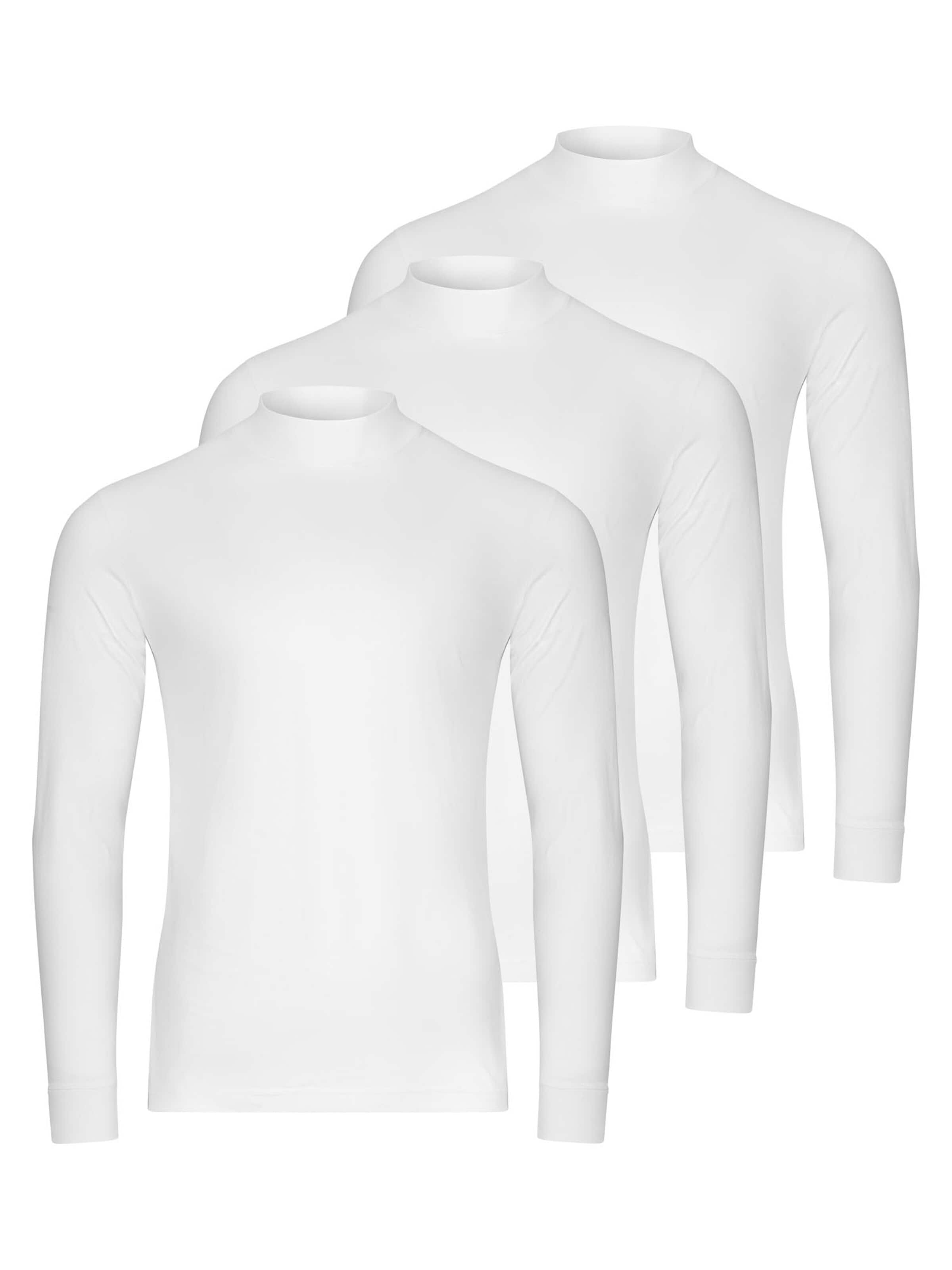 Ragman Shirt 'Basic' in White: front