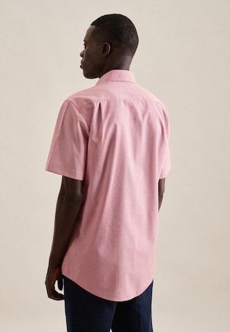 SEIDENSTICKER Comfort fit Button Up Shirt in Pink
