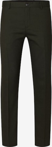 Pantalon à plis 'SLHNeli' SELECTED en vert : devant