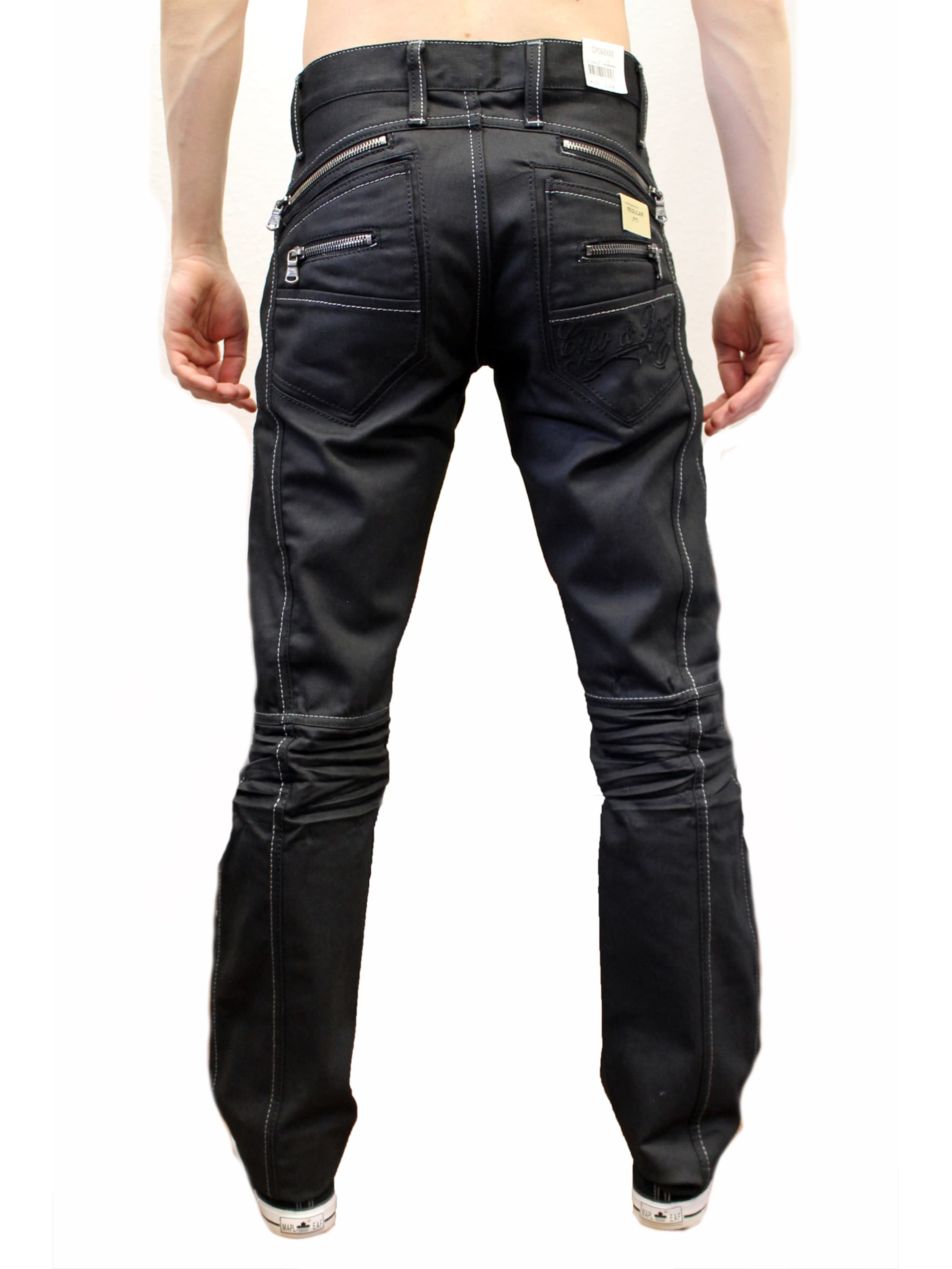 CIPO & BAXX Regular Jeans 'BJ812' in Black