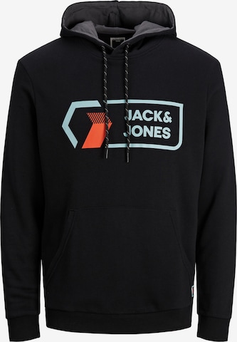 JACK & JONES Sweatshirt 'Logan' in Black: front