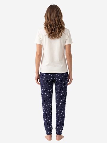 SCHIESSER Pajama 'Mix & Relax' in Blue