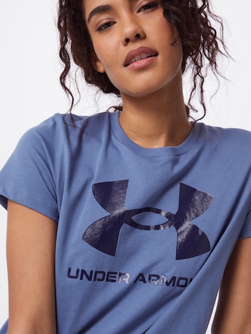 UNDER ARMOUR Λειτουργικό μπλουζάκι σε μπλε