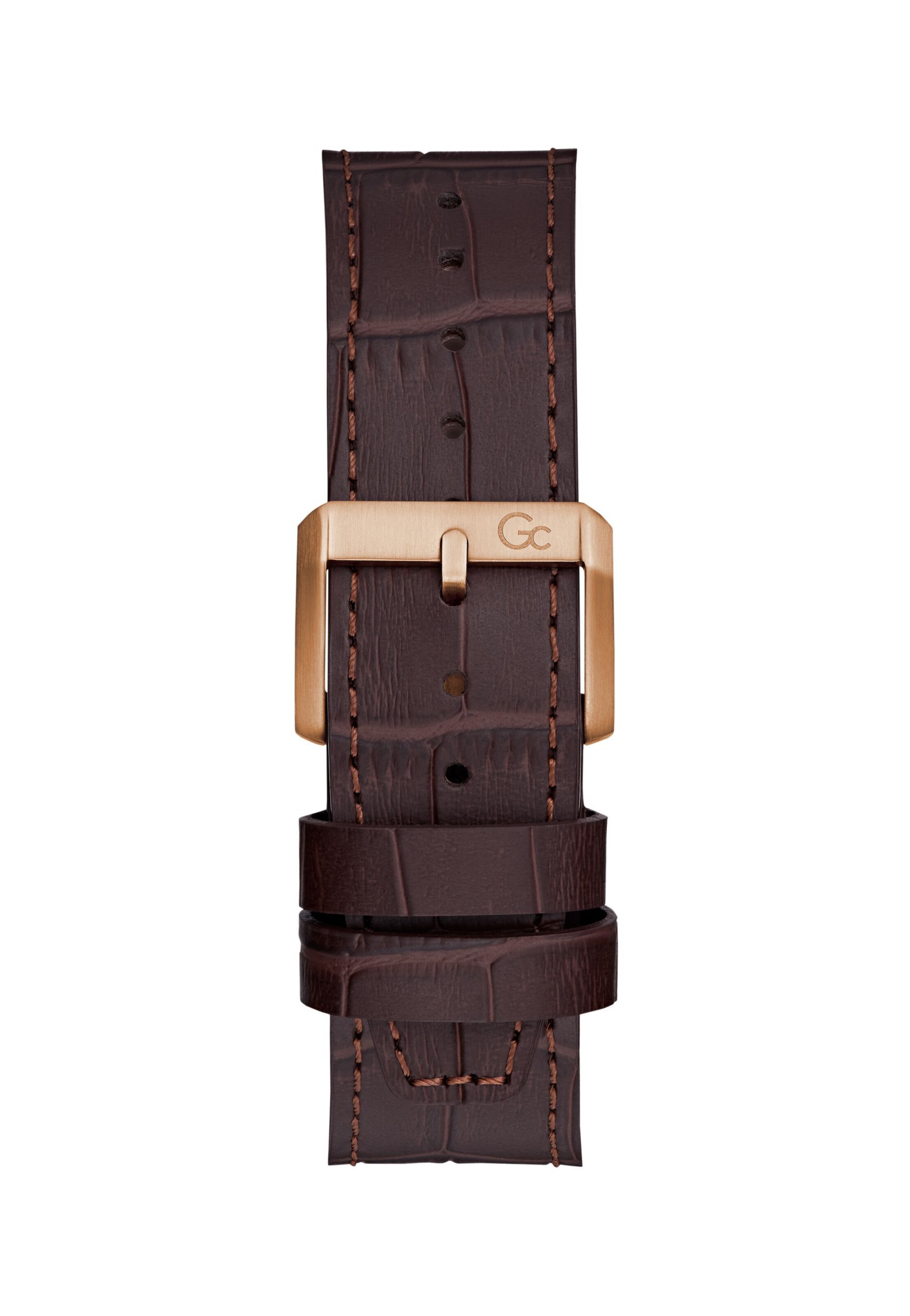 Gc Analoog horloge 'Coussin Sleek' in Bruin