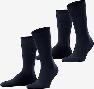 ESPRIT Socks 'Basic Easy 2-Pack' in Blue: front
