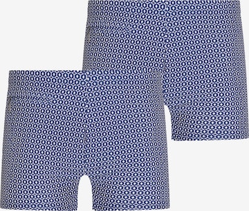 SCHIESSER Board Shorts ' Classic Swim ' in Blue: front