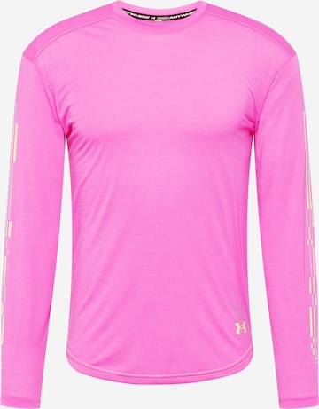 UNDER ARMOUR Funktionsskjorte 'Run Anywhere' i pink: forside