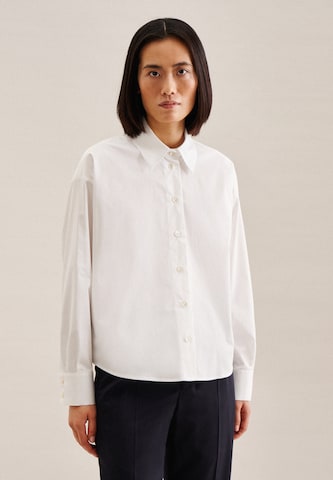 SEIDENSTICKER Bluse i hvid: forside