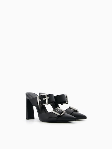 Bershka Mules in Black