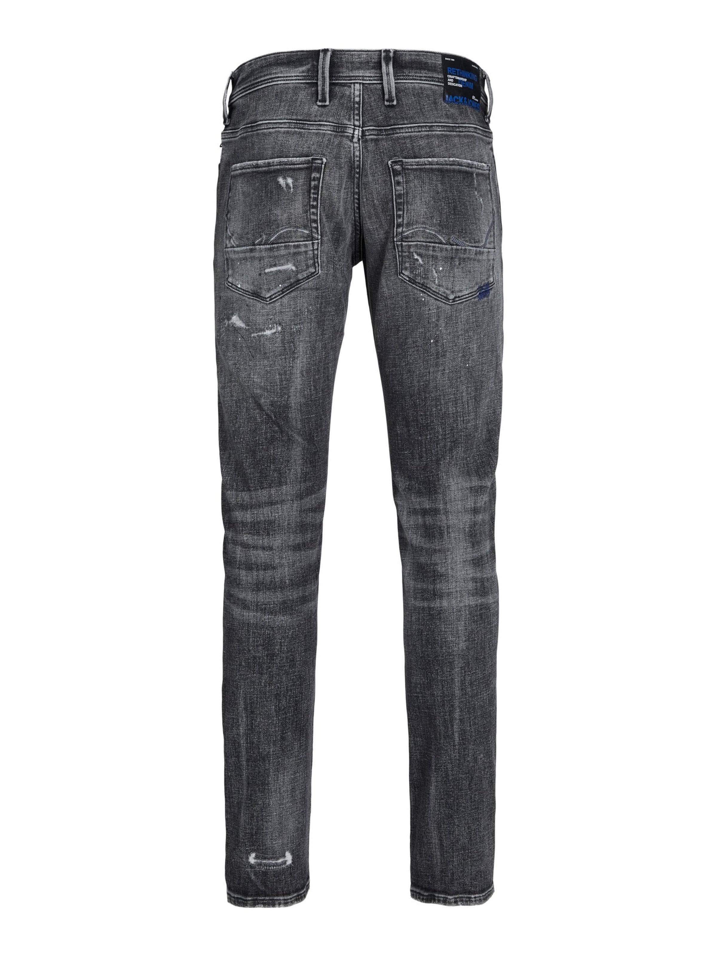 JACK & JONES Slimfit Jeans 'JJIGLENN JJBLAIR' in Grau