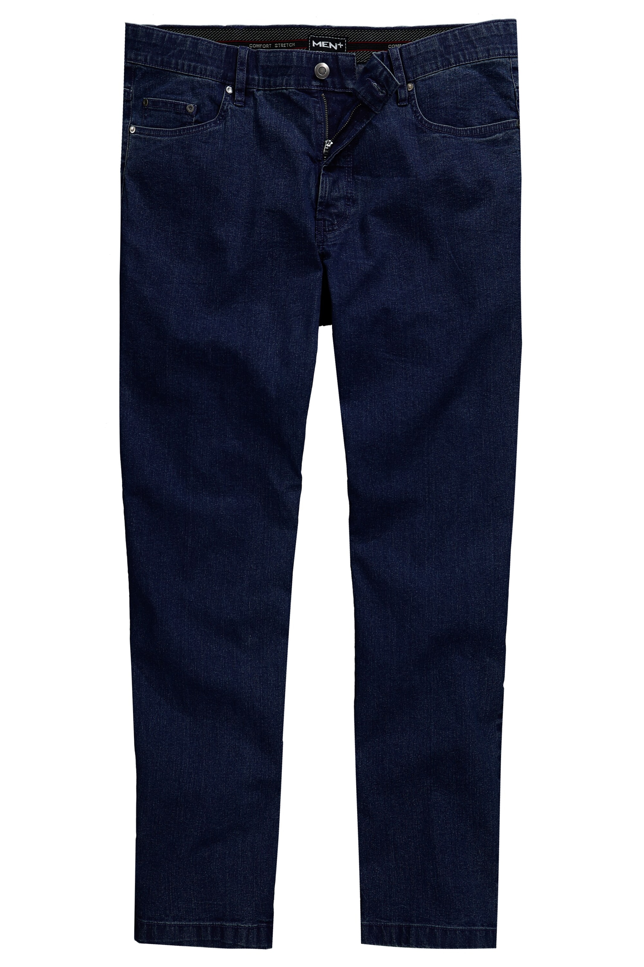 Men Plus Regular Jeans in Blau: Vorderseite