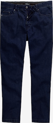 Men Plus Regular Jeans in Blauw: voorkant