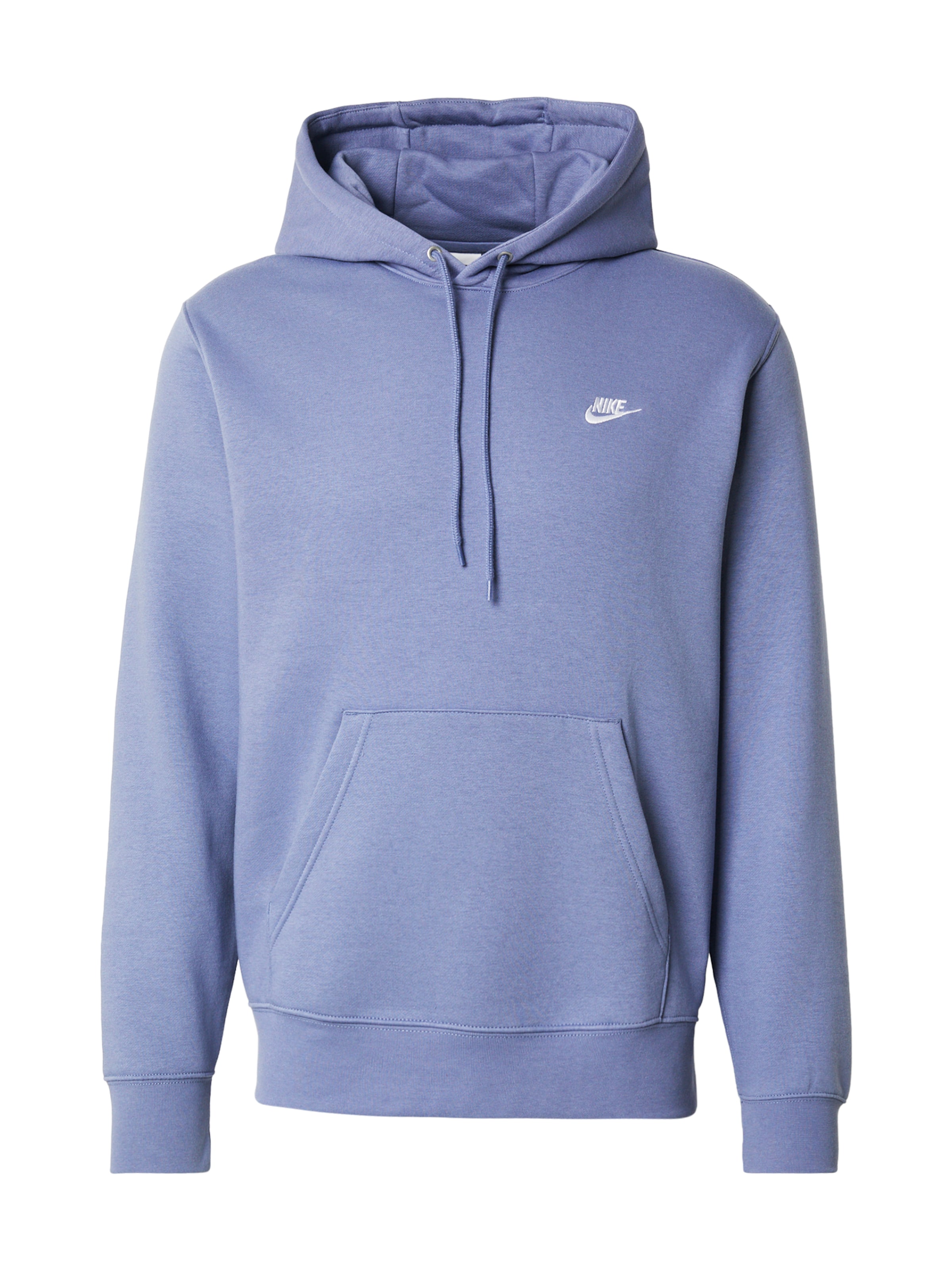 Bluză de molton 'Club' de la Nike Sportswear pe albastru: față