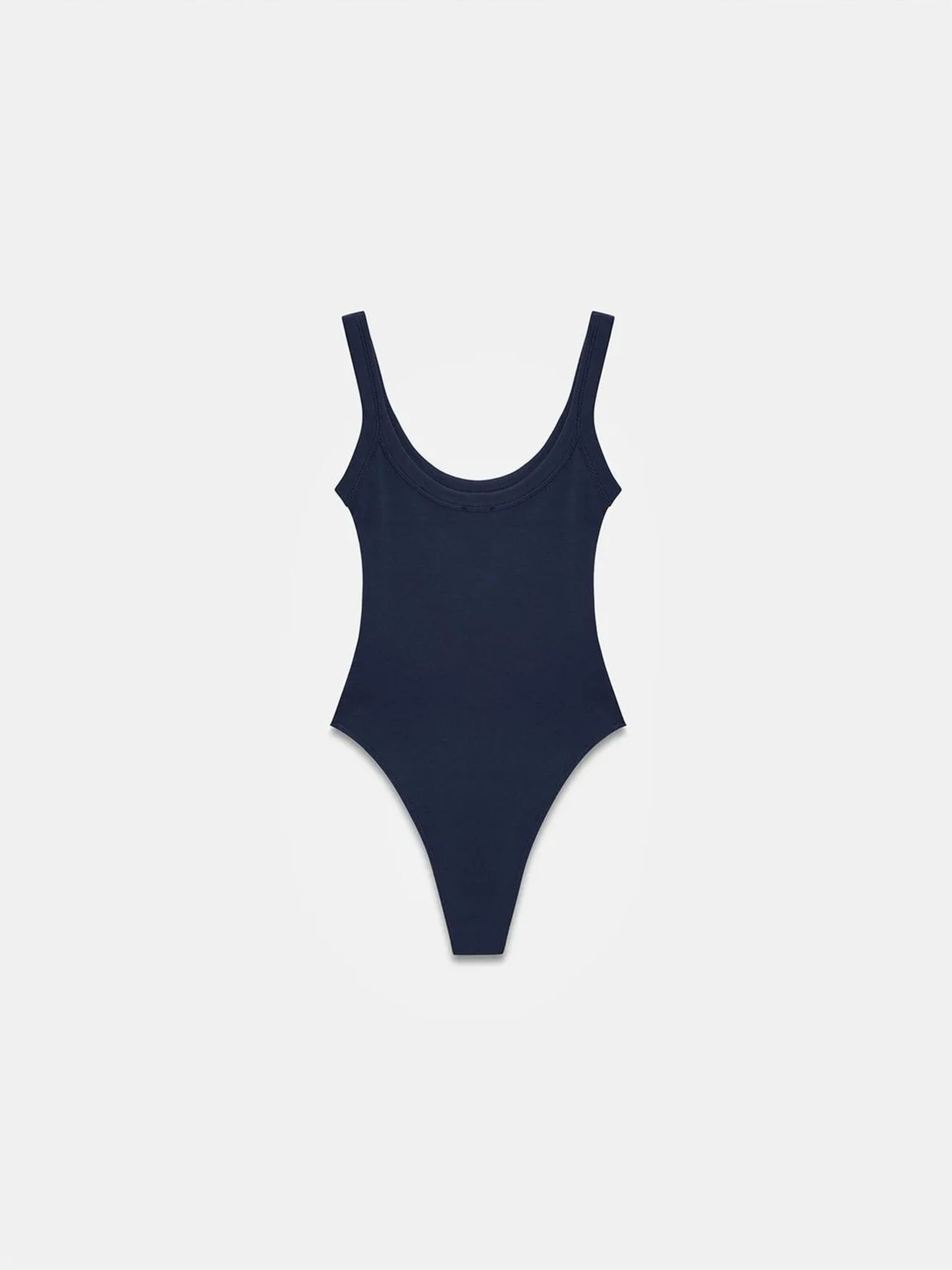 Dilvin Blouse Bodysuit in Blue