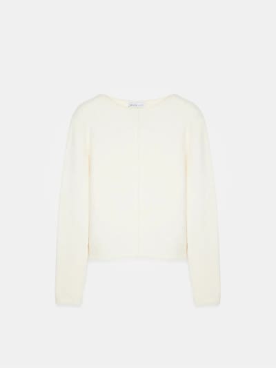 Dilvin Pull-over 'Pullover' en S-L en crème, Vue avec produit