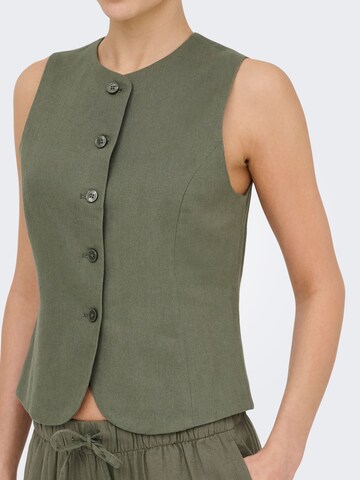 Gilet de costume 'ONLGoa' ONLY en vert