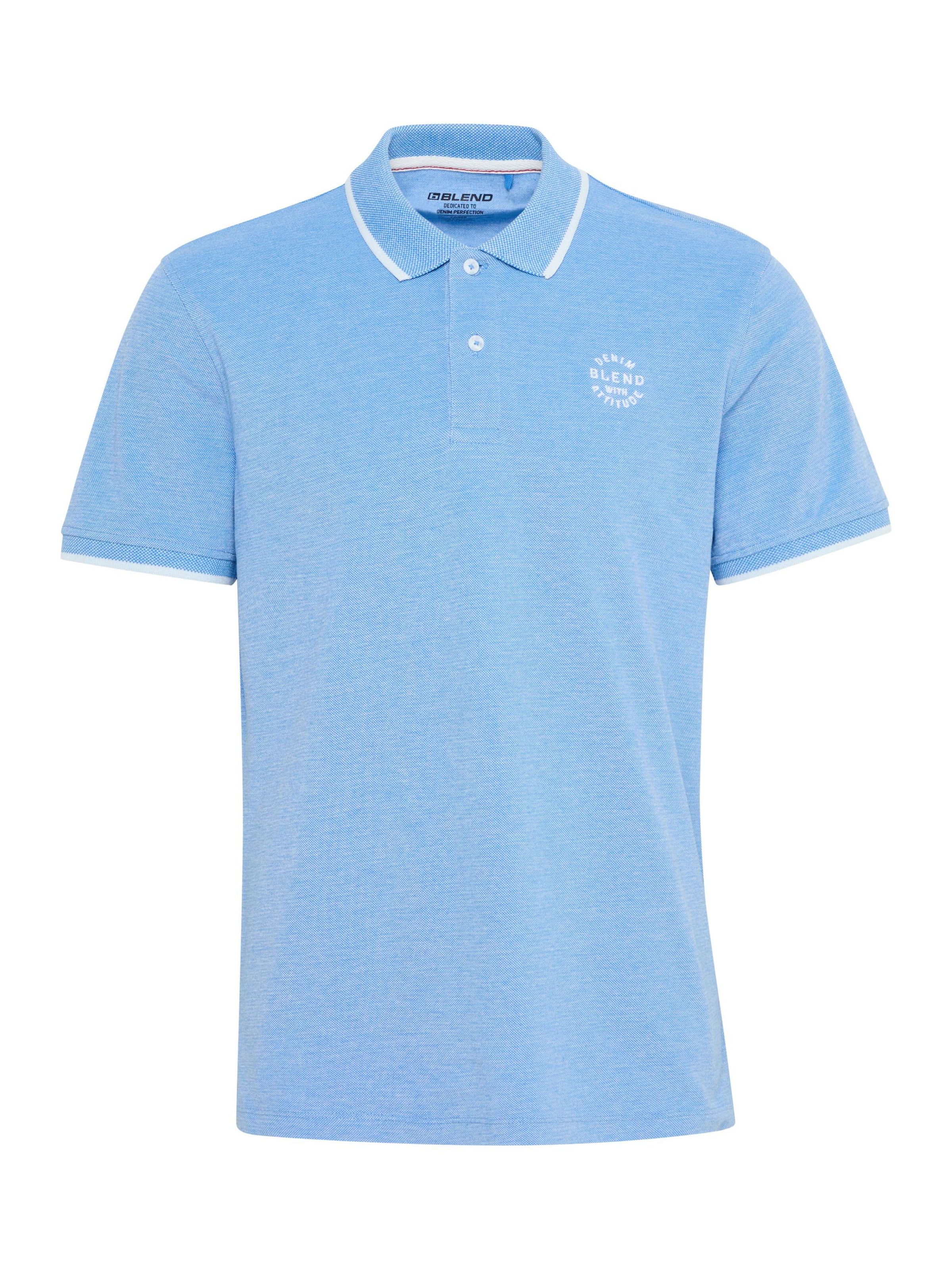 BLEND Shirt 'Nate' in Blauw: voorkant