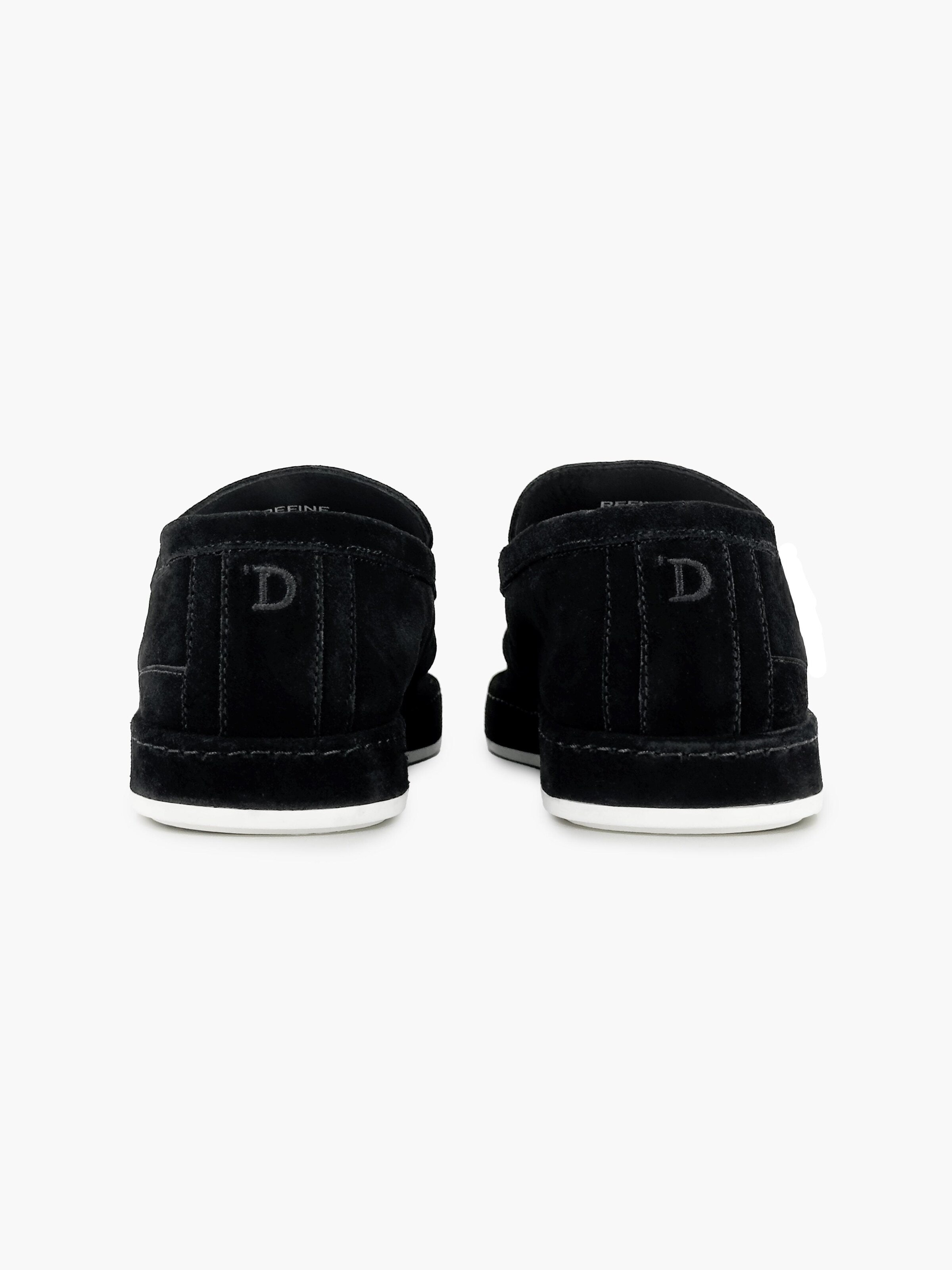 Dutch'D Slipper 'Refine (Size runs small, order one size up)'‌‌‌‌ in Schwarz