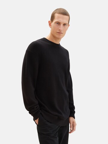 TOM TAILOR Pullover in Schwarz