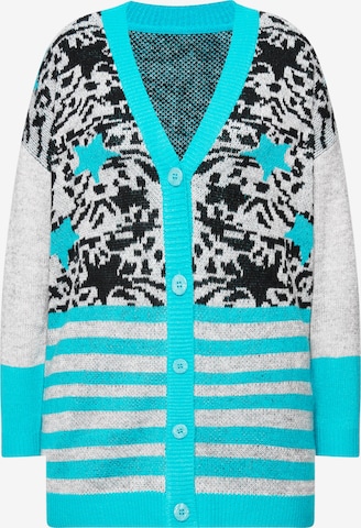 Angel of Style Strickjacke in Grau: Vorderseite