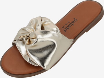 Palado by Sila Sahin Mules 'Namar' in Gold: front