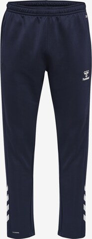 Regular Pantalon de sport Hummel en bleu : devant