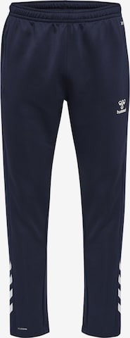 Hummel Workout Pants in Blue: front