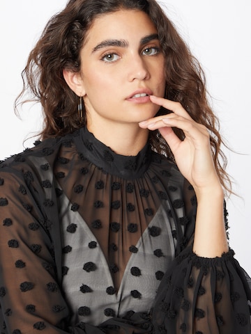 NLY by Nelly Blouse 'Dobby' in Black