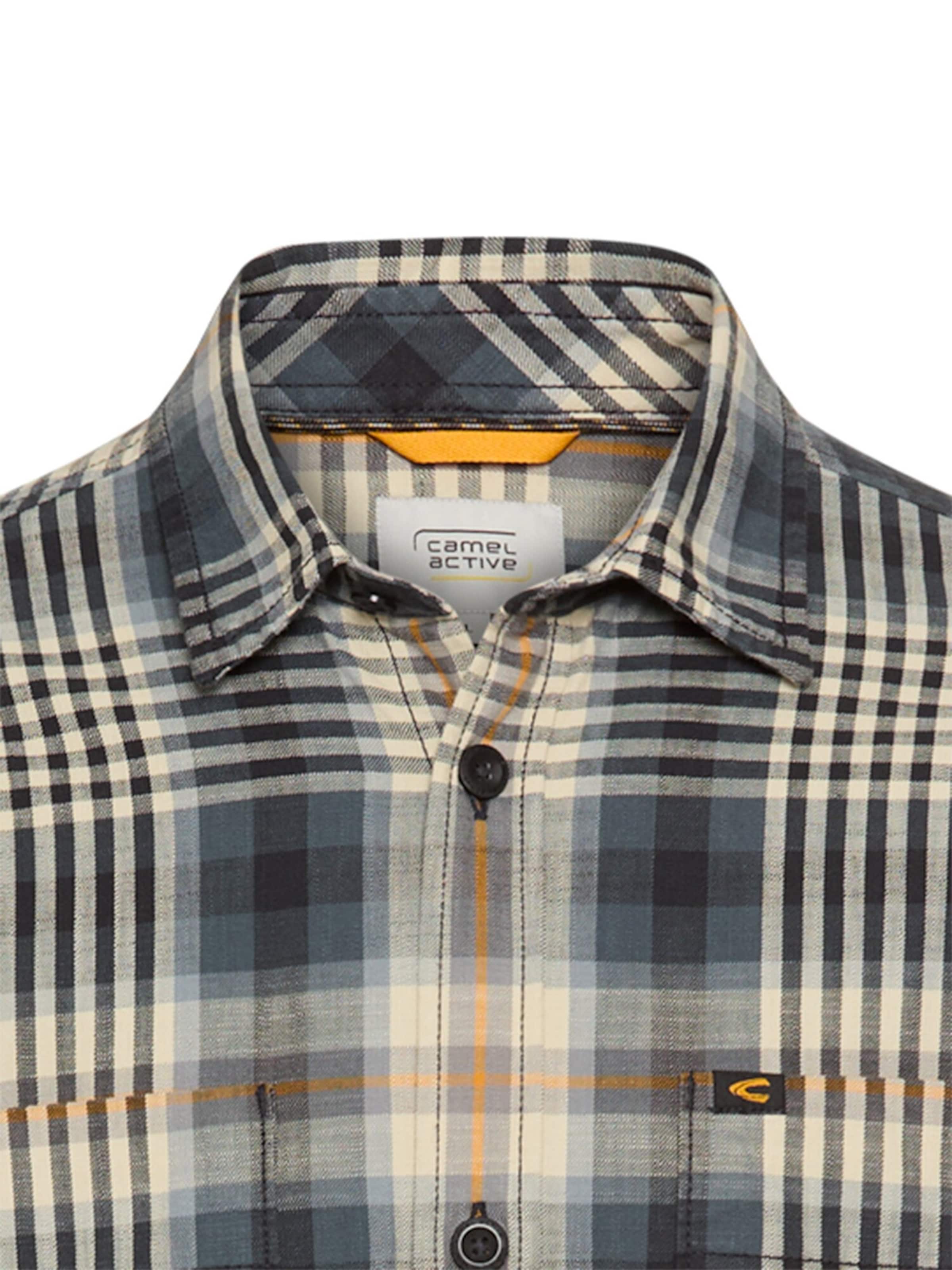 CAMEL ACTIVE Regular fit Button Up Shirt in Grey