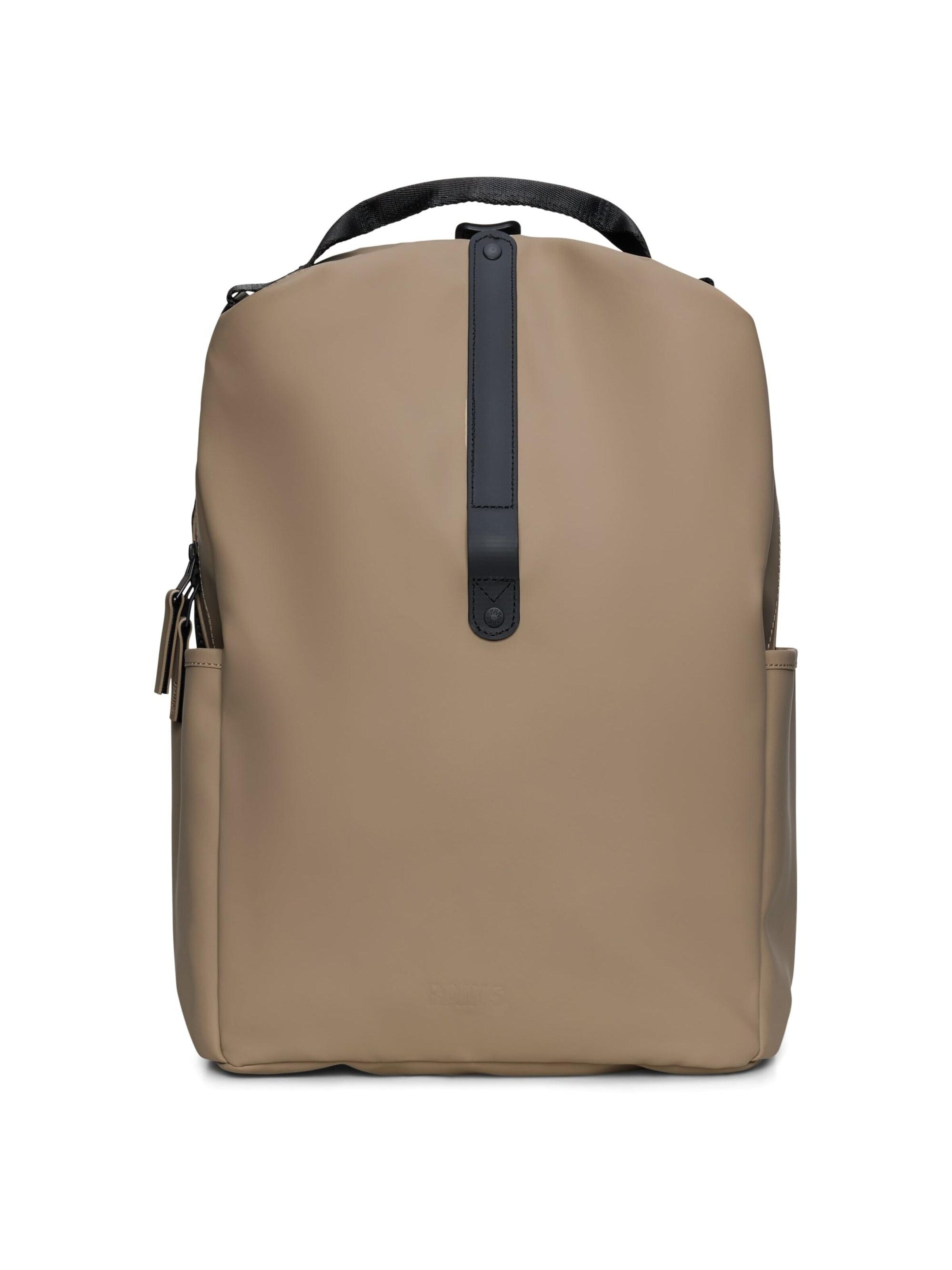 RAINS Backpack in Beige: front