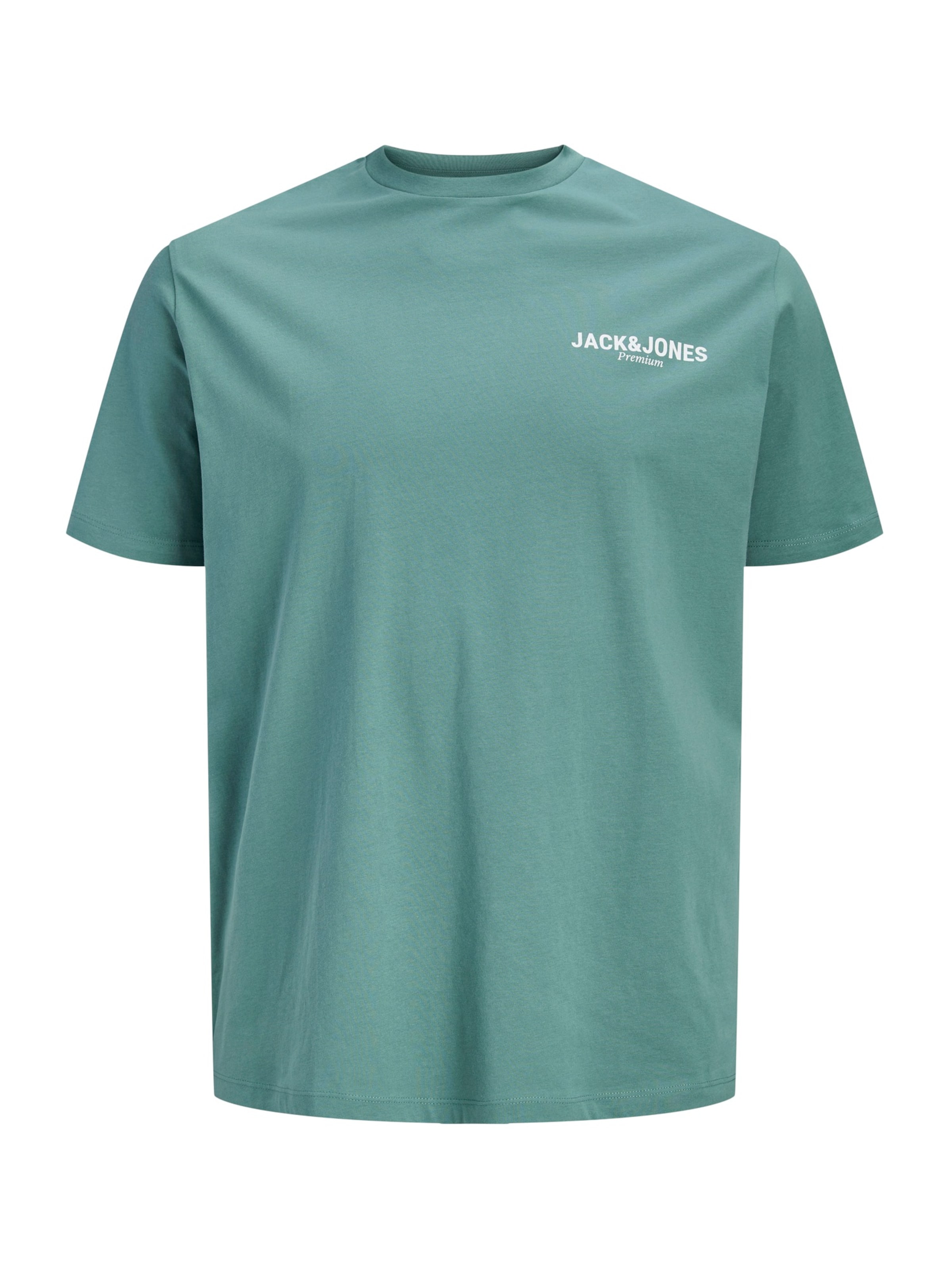 Jack & Jones Plus Μπλουζάκι 'JPRBLAOSCAR' σε πράσινο: μπροστά