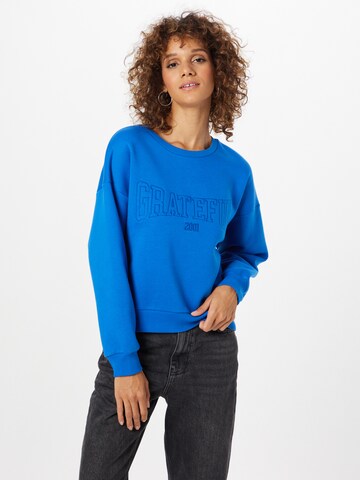 LMTD Sweatshirt i blå: framsida