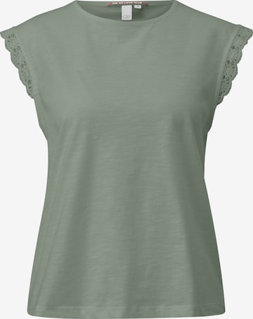 žalia QS Palaidinė be rankovių: priekis