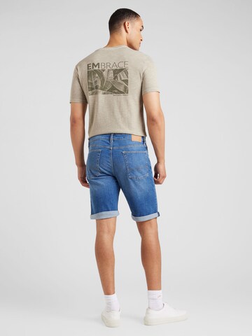 QS Regular Shorts in Blau