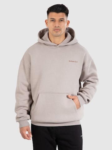 Smilodox Sweatvest 'Fortes' in Grijs: voorkant
