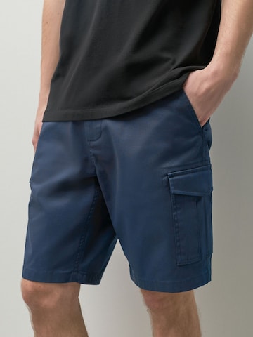 Regular Pantalon cargo Next en bleu