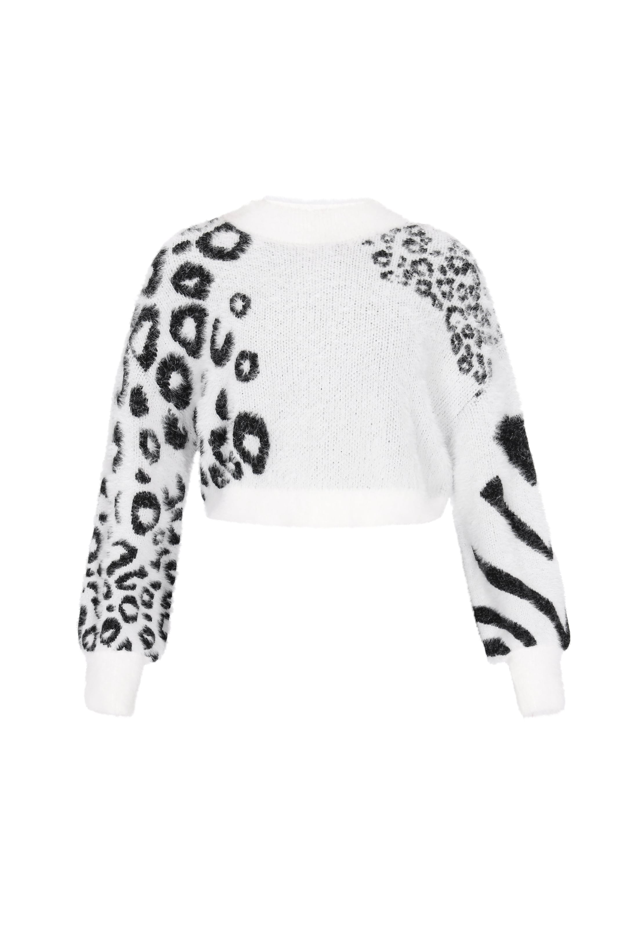 myMo ROCKS Pullover in Weiß: Vorderseite