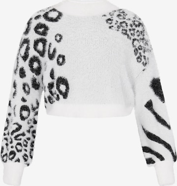 myMo ROCKS Trui in Wit: voorkant