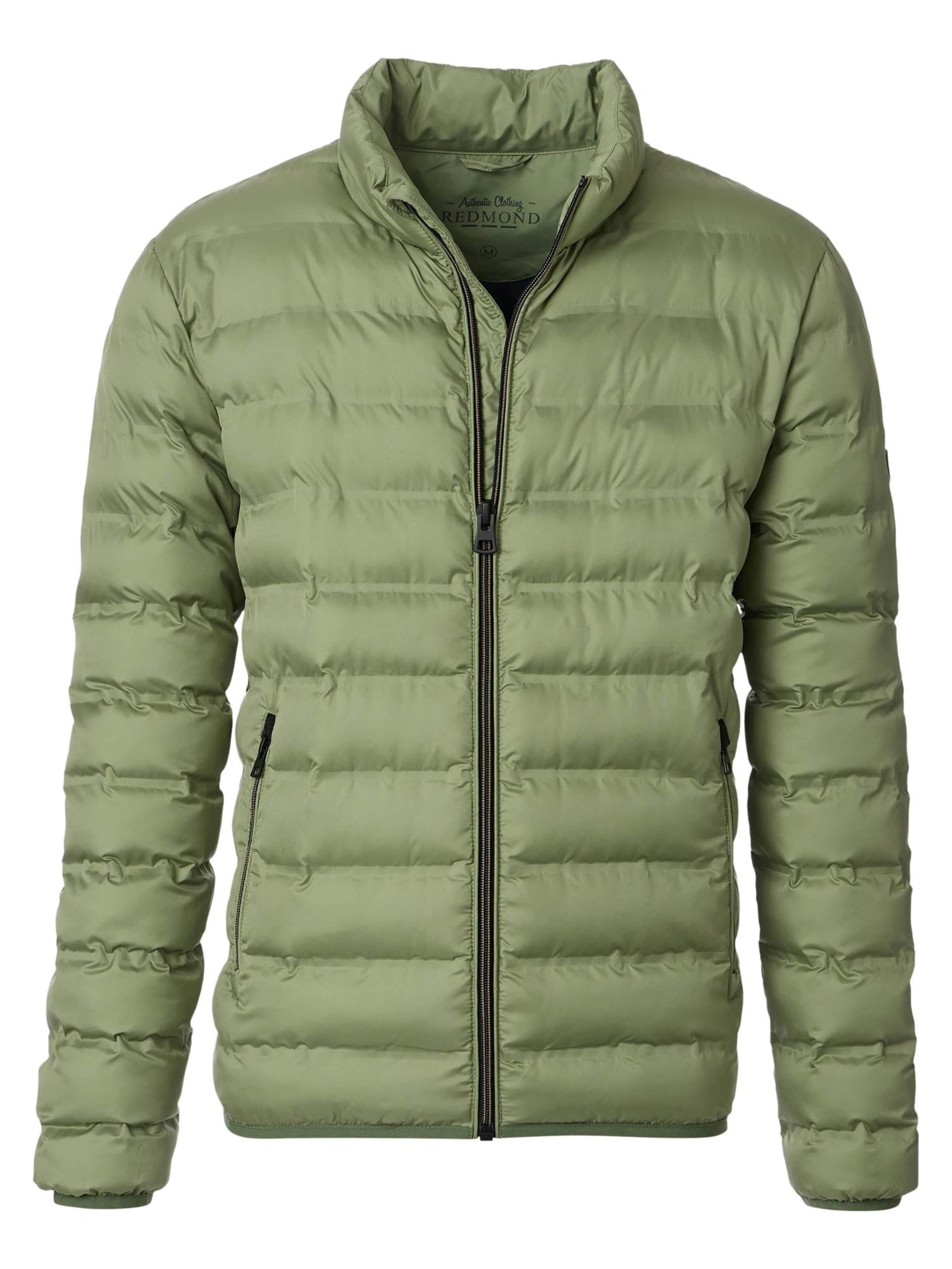 redmond Between-Season Jacket 'Basic' in Green: front
