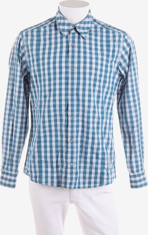 ESPRIT Button Up Shirt in L in Blue: front