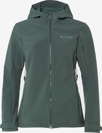 VAUDE Outdoor Jacket 'SE W Abelia SSFT J' in Green: front