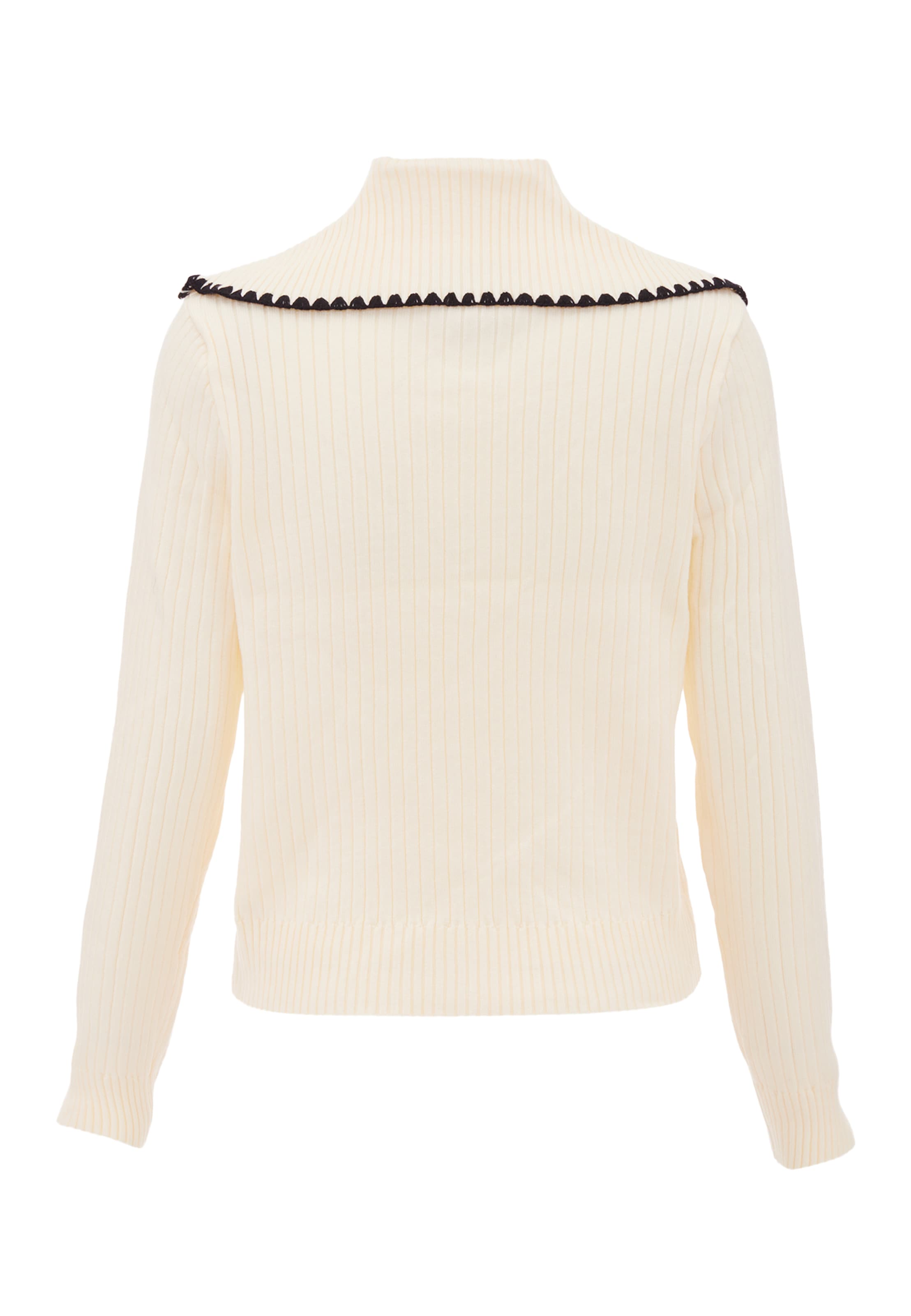 nolie Πλεκτή ζακέτα σε λευκό