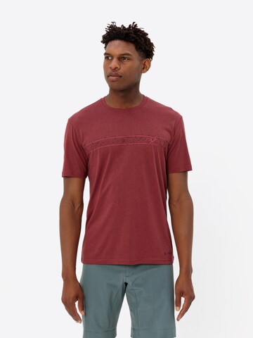 VAUDE Performance shirt 'Cyclist' in Red: front