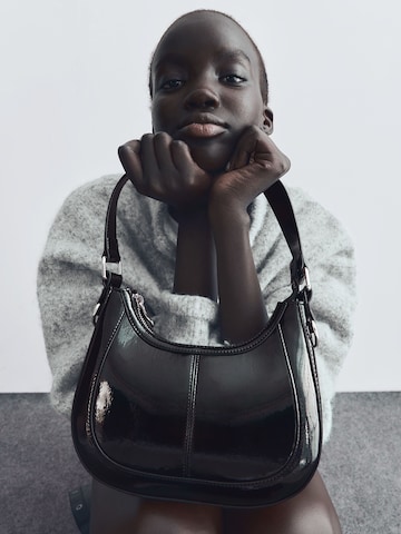 Sac bandoulière Bershka en noir