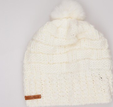 RINO & PELLE Hat & Cap in One size in White: front