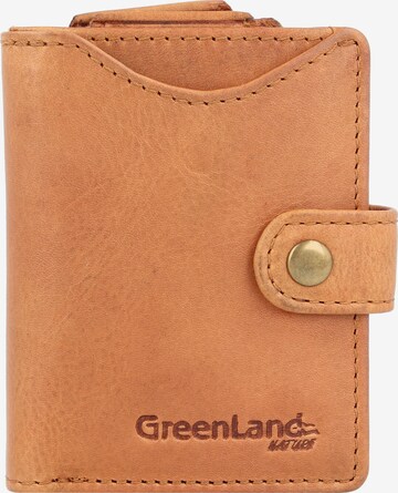 Greenland Nature Wallet 'Nature' in Brown: front